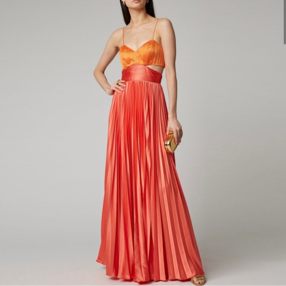 Amur Elodie Orange Gown Size 6🧡 Make offers